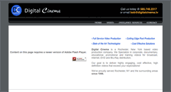 Desktop Screenshot of digitalcinema.tv